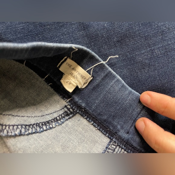 Madewell The Anywhere Jean Jeggings Pull-On Dark Wash Size 28 - Picture 3 of 4